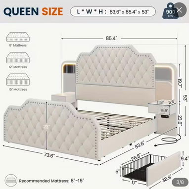 Cama Queen - Img 112120763