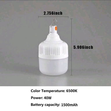 Bombillos y Lámparas Recargables 20W y 40W 💡 - 2/7