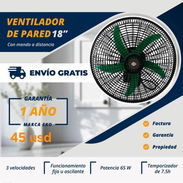 🔷 *Ventilador de Pared Marca EKO de 18 pulgadas* - Precio: 45 usd - Img 51959105