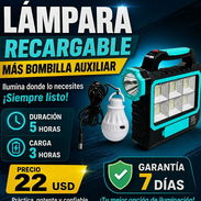 LÁMPARA RECARGABLE MAS BOMBILLA AUXILIAR PARA MÁS INFORMACIÓN ESCRIBIR AL WHATSAPP SALUDOS Y BENDECIDO DÍA 🙏❤️ - Img 57641802
