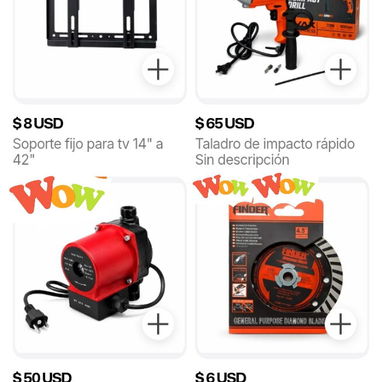 Herramientas, taladro, brochas - 8/10