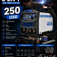 Soldadora Inverter marca y FAGHTO. Modelo UN-350. Mig+mma+tig Inversora Microalambre 350A 110v y 220v - Img 54140516