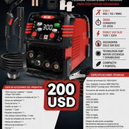 Soldadora Inverter Marca Wanze Mig+mma+tig Inversora Microalambre 300A 110v y 220v - Img 52991349