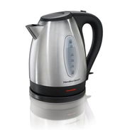 Hamilton Beach 1.7 Litros Acero Inoxidable Electric Kettle, Negro Acentos, Modelo 40880 - Img 57403000