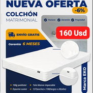 Colchón matrimonial Eko, Garantía de 6 meses, Entrega gratis para toda La Habana - Img 56057167