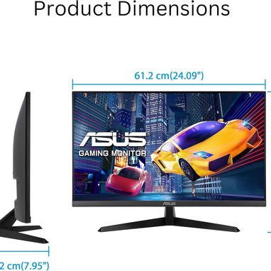 ASUS Monitor de cuidado ocular 1080P de 27" (VY279HGR) - Full HD, IPS, 120Hz, 1ms, sincronización adaptativa 56854865 - Img 118737362