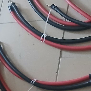 lazos para inversores y para baterías solares con sus conectores. - 5/5