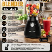 Batidora milexus blender 2 velocidades Capacidad 1,5 litros 15 días de garantía Con factura 🧾 - Img 56833194
