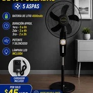🌬️🔋 VENTILADOR RECARGABLE CON LUZ LED - Img 56139713