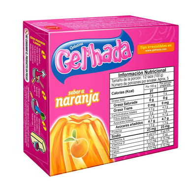 Gelatina Gel’hada x 35g por cajas - Img 119285017
