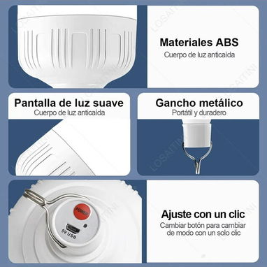 Lámpara recargable 120 W - Img 110764547