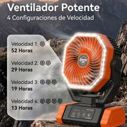 Ventiladores recargables | Camping fan 💨🌬️ - Img 55783367