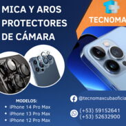 ⭕️Aros y Micas Protectores de Cámaras iPhone 12 Pro /12 Pro Max - 13 Pro/ 13 Pro Max -14 Pro/14 Pro Max⭕️Taller TecnoMax - Img 44484032