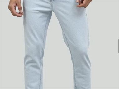 Jeans cuidado con el perro elastizados skinny para hombres /Pullover/tenis - Img 66953519