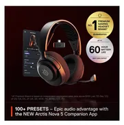 SÚPER!!_AUDIFONO INALÁMBRICO STEELSERIES ARTIC NOVA 5|MICROFONO|+100 AJUSTES DE AUDIO|BATERIA 60 HR|SELLADO EN CAJA - Img 49243371