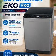 Lavadora Automática 9kg EKO agua fría y caliente 🧡 - Img 56272329