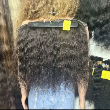 Cortinas de cabello natural, implante, extensiones, mechones, nudo brasileño  Grapado, hilo, pelucas lace frontal,etc... - 4/10