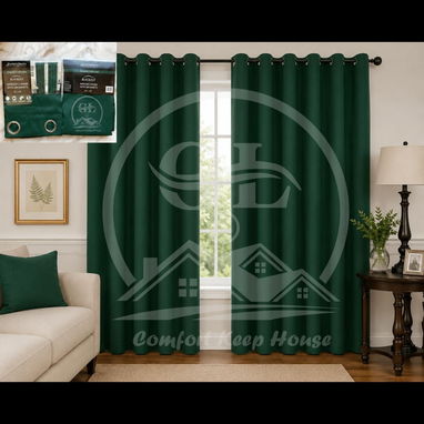 Cortinas tapa sol blackout el juego d dos paños - Img 123877011