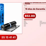 MEMBRANA IMPERMEABILIZANTE PARA TECHOS VPT-0191 - Img 56216181
