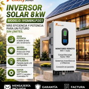 *INVERSOR SOLAR 8000W*  *MARCA FELICITY SOLAR*  *Modelo* IVGM8KLP2G1  *Precio* 1950 USD  *MENSAJERÍA INCLUIDA*  *GARANTI - Img 57754639