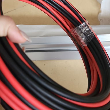 Vendo perfiles con herraje y cable fotovoltaico 13m de 6mm - Img 123504780