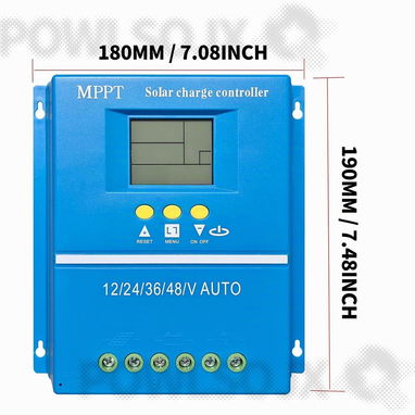 CONTROLADOR SOLAR MPPT 60A/80A/100A - 6/7
