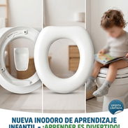 Adaptador (reductor) de inodoro para bebé con orinal de regalo - Img 57277843