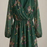 Vestido Midi Floral - Elegancia Esmeralda Talla S - Img 56997128