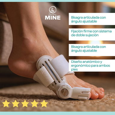🦶✅ Corrector de Juanetes Ajustable 👣 | Alivio del Dolor 💤 | LA PAREJA 🔧 | Uso Día y Noche 🌙 - - 8/9