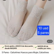 kit de medias blancas de encajes,espejuelos 3D - Img 52009805