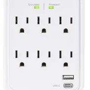 Multitoma (regleta) con USB tipo A y C. Protector de Sobre Tensió con domicilio gratis!! - Img 57678384