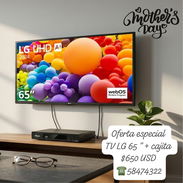 Oferta especial por el día de las madres TV LG 65 pulgadas+ cajita decodificadora - Img 55212706