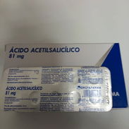 Aspirina 81mg blister 10 tabletas - Img 54702583