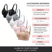 Ajustadores de lactancia materna, talla S, M y L - 8 USD c/u - Img 52751948