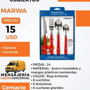 Juego de cubiertos de 24 piezas Marwa - Img 56842600