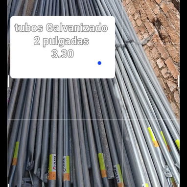 ❎❎Tubos galvanizado de 2 pulgadas de cara gorda maxima calidad - 2/5