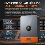 Inversor Hibrido PowMr de 10 000w y 48V - Img 56543648