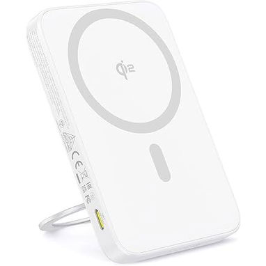 🔋📱 POWER BANK MAGNÉTICO BASEUS 5000mAh 15W ⚡ CARGA INALÁMBRICA + SOPORTE 💥 Envío + Garantía - Img 117592406