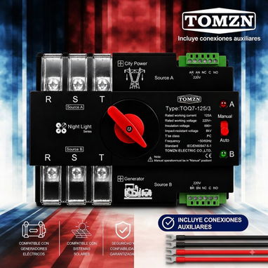 ​💡 Sistemas de Transferencia Automática de Energía (125A) - 2/2
