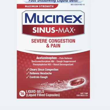 Medicamentos importados 🛫 analgésicos extra fuertes Mucinex - 2/2