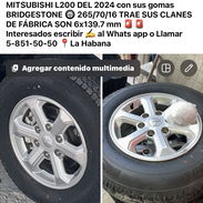 Llantas para camioneta Mitsubishi L200 Año 2024 - Img 55773144