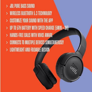 ☎️53544655 🛵 Entrega Disponible ⭐JBL Tune 520BT – Audífonos Bluetooth Inalámbricos ⭐ - Img 128078775