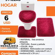 Set de alfombras de 3 piezas Hogar - Img 57732054