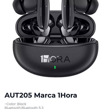 Audífonos inalámbricos 1Hora 🤍🖤🎧🏪 - 3/5
