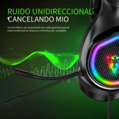 🎧 Auriculares Gamer USB para PC – Sonido Envolvente + Estilo LED - Img 102642031