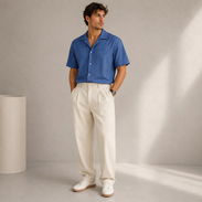 Pantalón lino hombre cómodo fresco elegante - Img 55659045