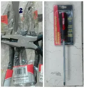 Se vende :  1-Pinza Universal  7" ( 180 mm ) Punta  plana.Boca dentada para agarre  de  piezas planas y tubos. Precio : - Img 49023496