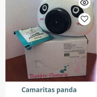 Camarita para hacer burbujas - Img 117375247
