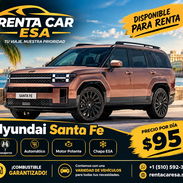 Hyundai Santa Fe disponible para renta - Img 57636142