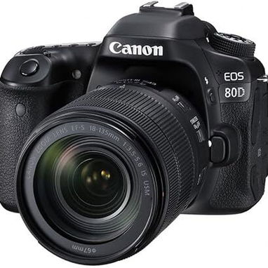 Cámara réflex digital Canon EOS 80D con objetivo de 18-135 mm | Sensor APS-C de 24,2 MP, enfoque automático Dual Pixel C - Img 123502965